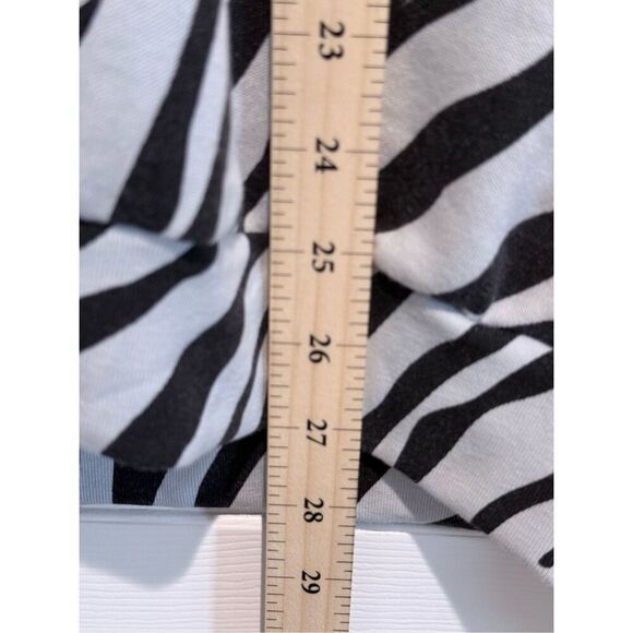 NWT Aviator Nation Classic Zebra Print Relaxed Fit Crewneck Sweatshirt Women's - Picture 12 of 14